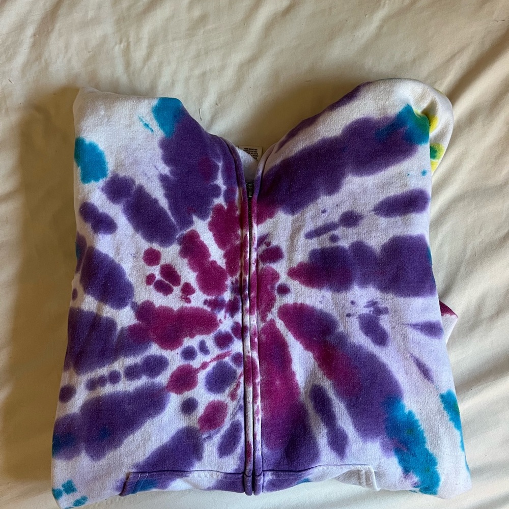 LF tie dye zip up